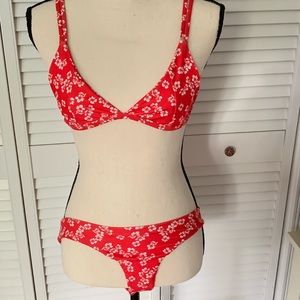 Kulani Kini double strap bralette & cheeky Y bottom